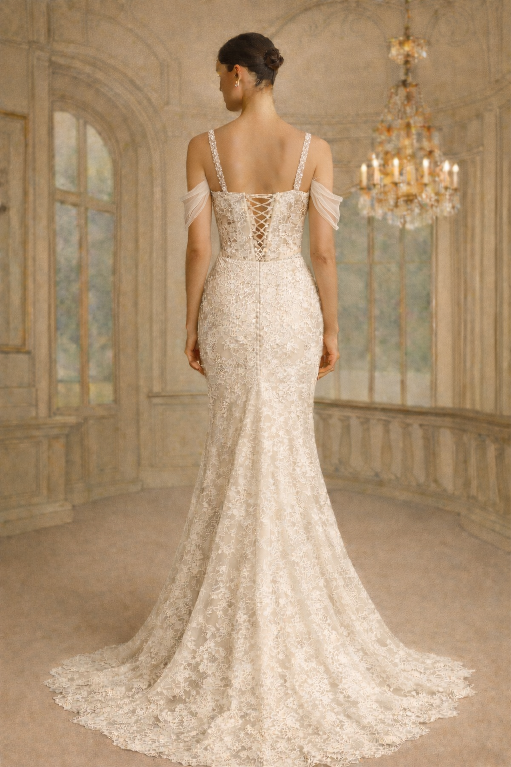 Custom Bridal corset & skirt